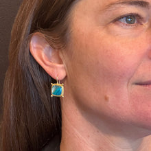 Crysacolla Landscape Earrings