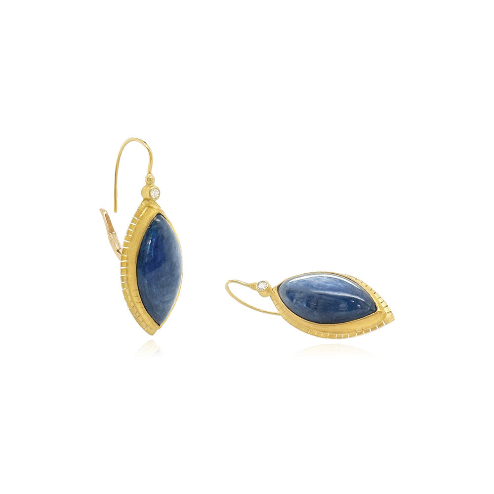 kyanite earrings