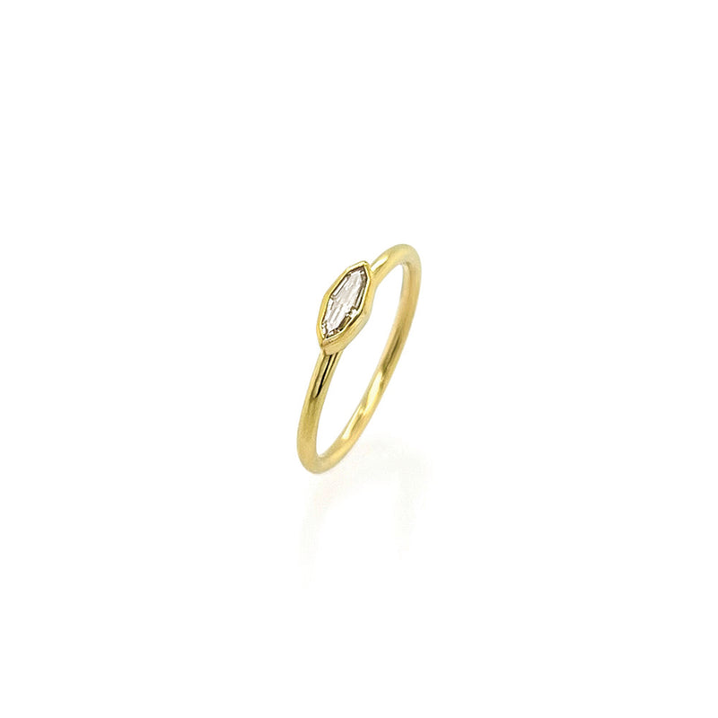 Diamond Geo Marquise East/West Ring