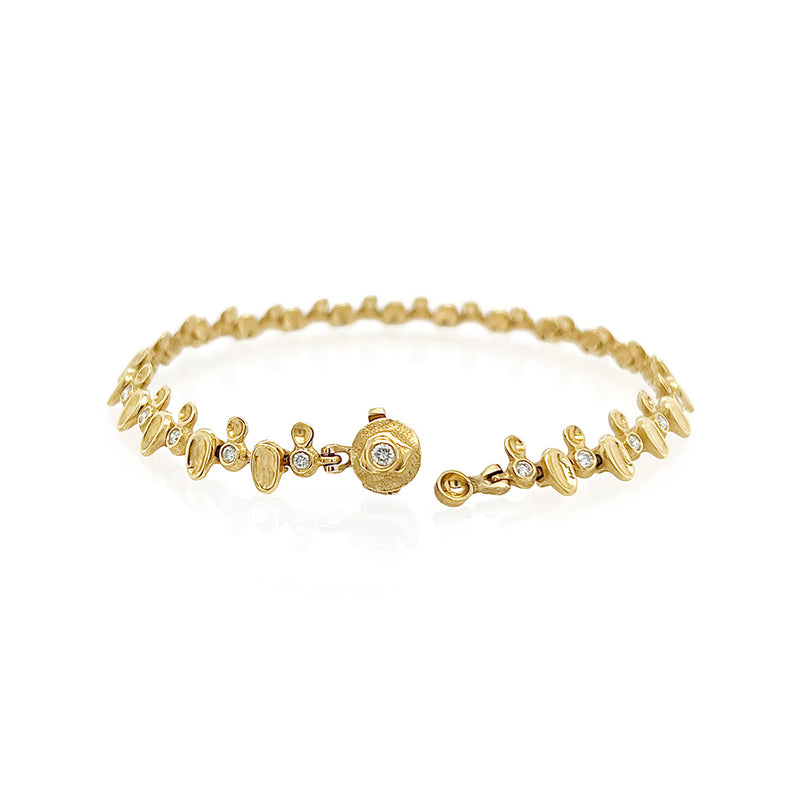 "Morning Dew" Bracelet with Diamonds