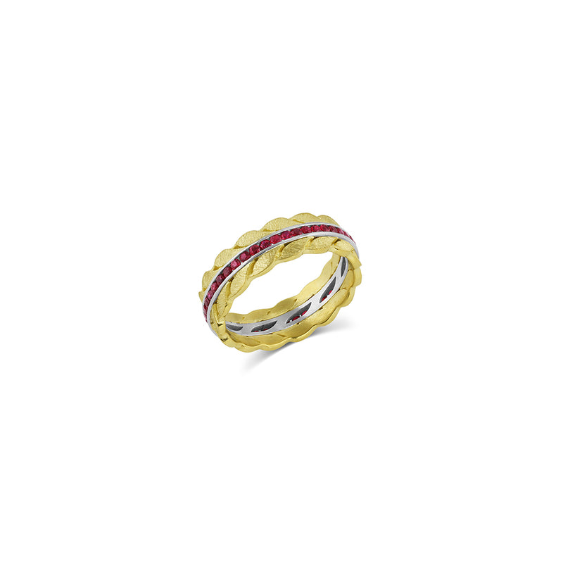 Ruby Channel-Set Ring