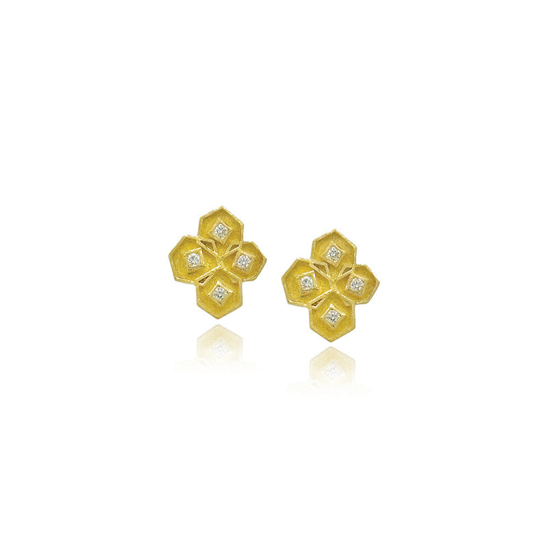 "Hive" Earrings with Post Backs