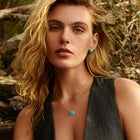 Aurora Studs with Turquoise