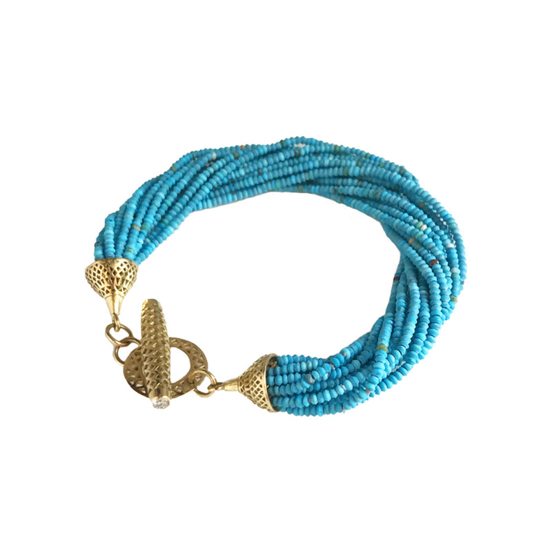 Turquoise Multi Strand Bracelet