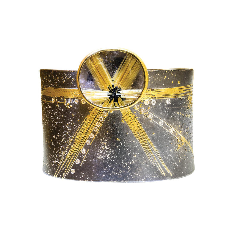 Rutilated Quartz Cuff