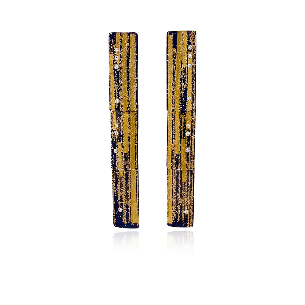 detachable linear earrings